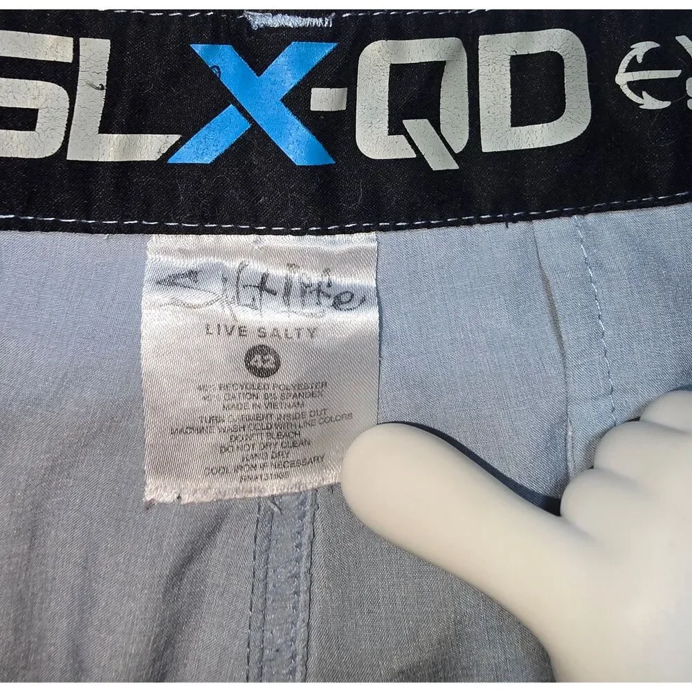 Salt Life Live Salty Light Blue Board Shorts SLX-QD Size 42 Mens Shorts - 75